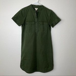 J. Crew Army Green Dress